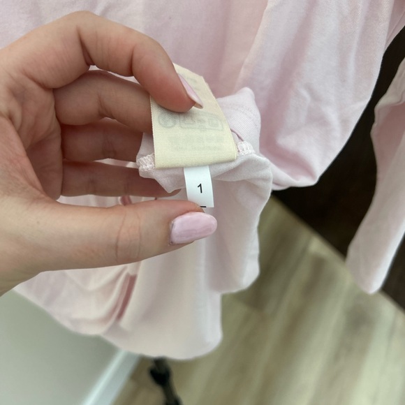 BRAND NEW! Majestic Filatures Deluxe Teeshirt Women's Light Pink Top - Picture 6 of 6